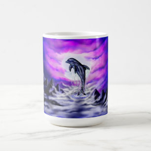 Caneca Mágica Golfinho de Lua
