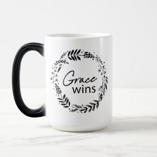 Caneca Mágica Grace Wins Black Wreath