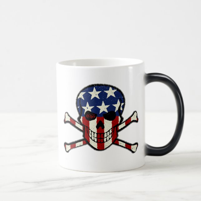Caneca Mágica Gráfico referente à cultura norte-americana da (Direita)