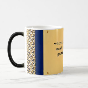 Caneca Mágica Gratidão Permanece: Toda a Gratidão ao Ritmo da Vi