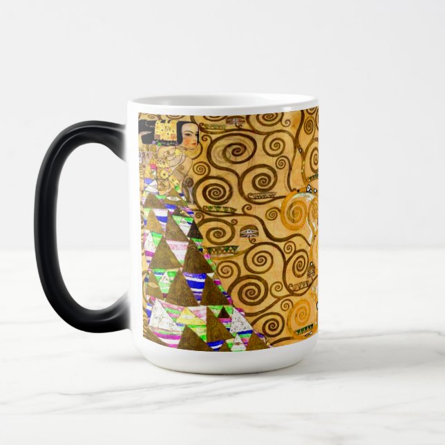 Caneca Mágica Gustav Klimt Tree of Life (Esquerda)