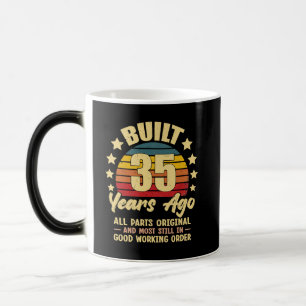 Caneca Mágica Há 35 Anos Todas as Peças Originais Aniversário de