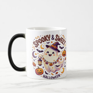 Caneca Mágica Halloween Assustador & Doce