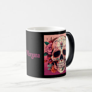 Caneca Mágica Halloween, Dia dos Mortos, Editável