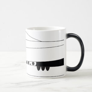 Caneca Mágica Halloween Peeking Mummy