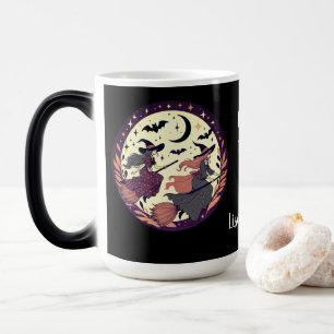 Caneca Mágica Halloween Personalizado com Problemas Duplos