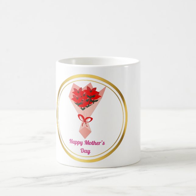 Caneca Mágica Happy Mother's Day mug  (Centro)