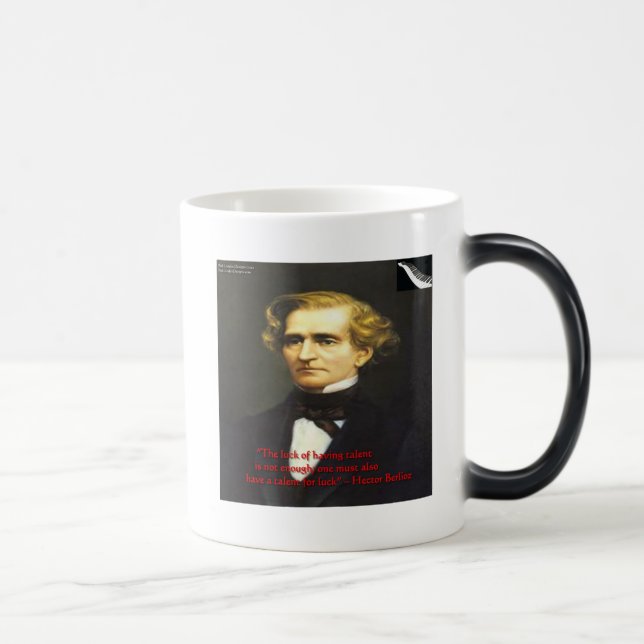 Caneca Mágica Hector Berliot Sorte De Talento Citações Presentes (Direita)
