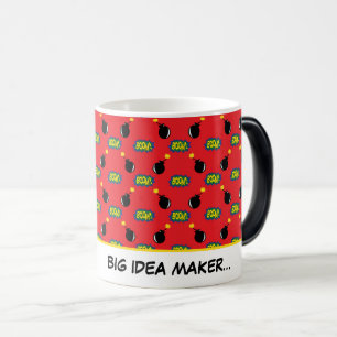 Caneca Mágica História em quadrinhos Engraçado Super Herói Grand