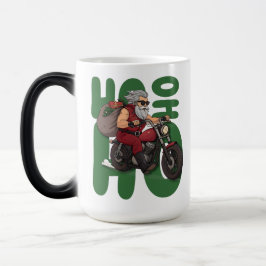 Caneca Mágica Ho Ho Ho Santa Biker