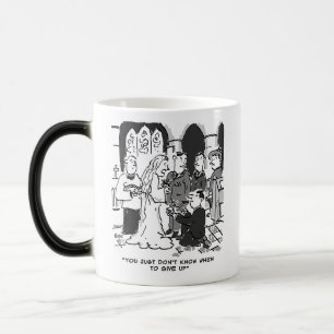 Caneca Mágica Homem tenta se propor à Noiva num Casamento - Eng