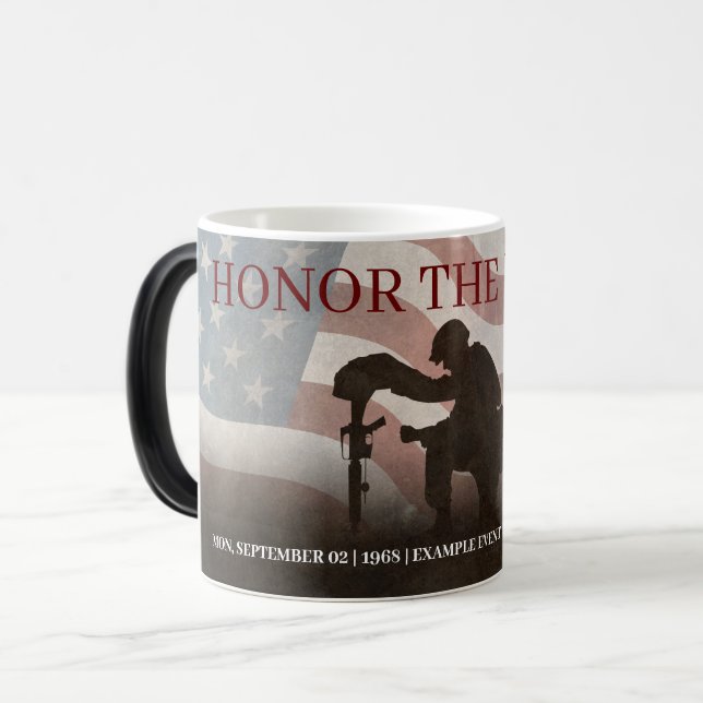 Caneca Mágica Honrar os Caídos (Frente Esquerda)
