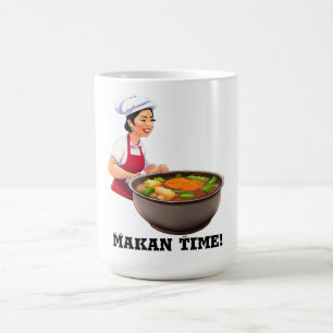 Caneca Mágica Hora de Makan - Singapura