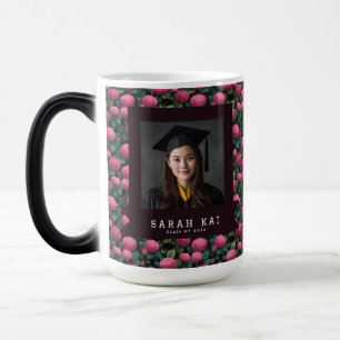 Caneca Mágica Hortênsia Elegante Floral Graduação do Neto