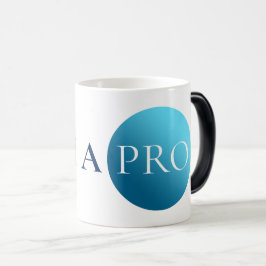 Caneca Mágica I AM A PRO | Bold Minimalist Blue Circle Mug