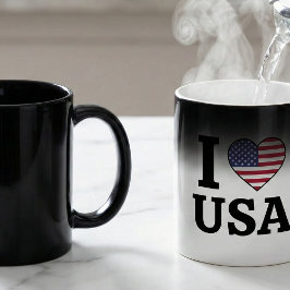 CANECA MÁGICA "I ❤️ USA"