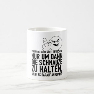 CANECA MÁGICA ICH LERNE DOCH NICHT SPRECHEN
