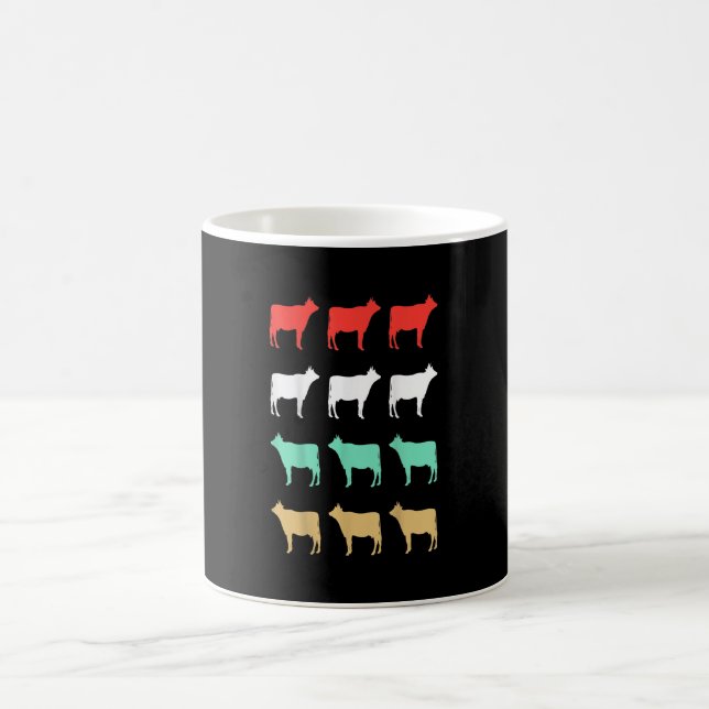 Caneca Mágica Ideia de presente de vaca engraçada| Presente de F (Centro)