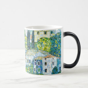 Caneca Mágica Igreja de Art Nouveau em Cassone por Gustav Klimt
