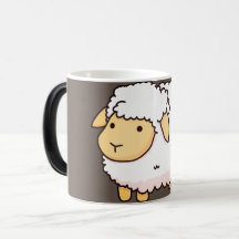 Ilustração Bela Branca De Ovinos