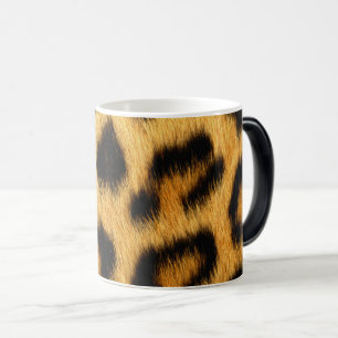 Caneca Mágica Impressão animal da pele do leopardo