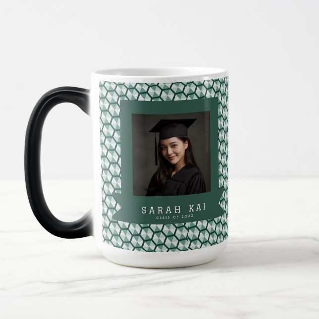 Caneca Mágica Impressão Clássica Hexagonal Amizade Graduação (Esquerda)