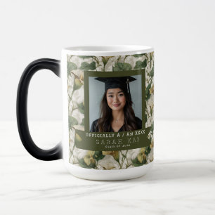 Caneca Mágica Impressão de Lírios Calla Clássicos Graduados da T