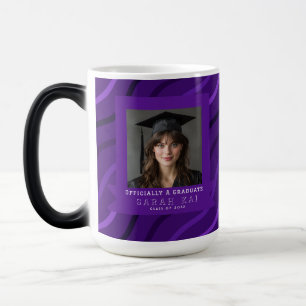 Caneca Mágica Impressão Ousada de Listras Faculdade Graduação