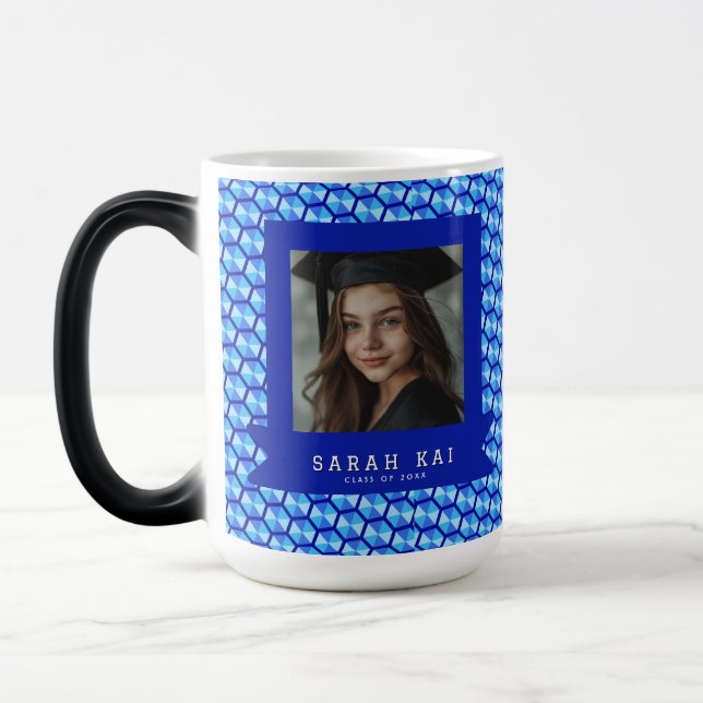 Caneca Mágica Início do Padrão Hexagonal em Negrito (Esquerda)