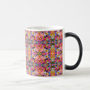 Caneca Mágica Insetos da natureza abstratos coloridos fofos