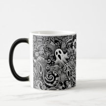 Intrair o padrão da porta do Halloween com o simbo