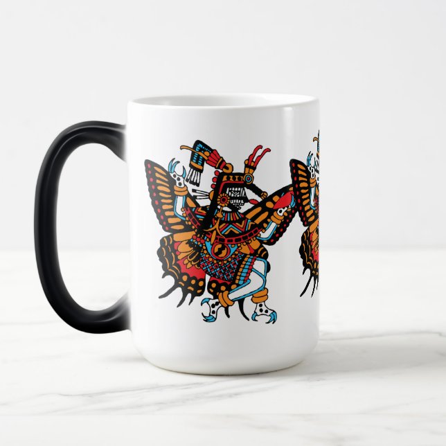 Caneca Mágica Itzpapalotl - Deusa De Estrelas Da Borboleta Obsid (Esquerda)