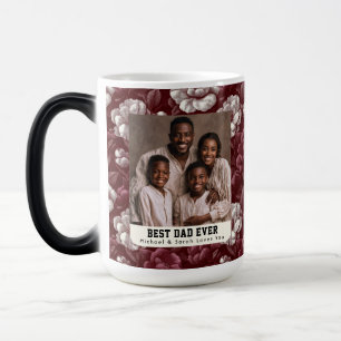 Caneca Mágica Jardim Botânico Gardenias Flor Cerâmica Aniversári