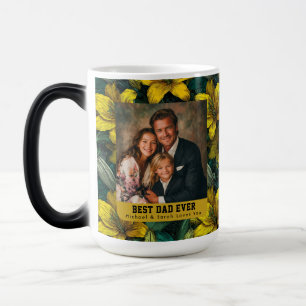 Caneca Mágica Jardim de Amarílis Amarela Pai e Filha Único