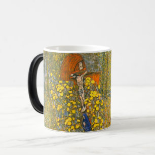 Caneca Mágica Jardim de Fazenda Gustav Klimt com Crucifix
