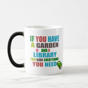 Caneca Mágica Jardim e Biblioteca é tudo que você precisa