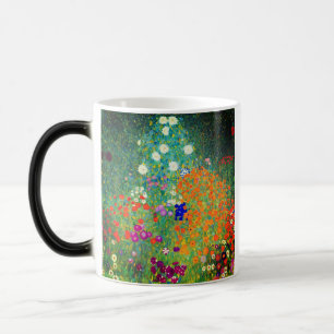 Caneca Mágica Jardim Flor Gustav Klimt