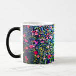 Caneca Mágica Jardim Italiano Gustav Klimt<br><div class="desc">Magic Mug com a pintura a óleo de Gustav Klimt,  Paisagem do Jardim Italiano (1913). Um belo jardim de flores coloridas: vermelho,  branco,  rosa,  roxo. Um presente de excelente para fãs de Arte Nouveau e de Arte Austríaca.</div>