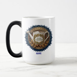 Caneca Mágica Jardineiro Chefe | Água de Herança Britânica Perso