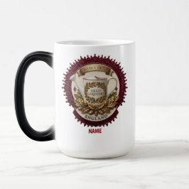 Caneca Mágica Jardineiro-Chefe | Relógio de Pulso Personalizado 