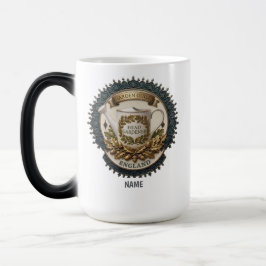 Caneca Mágica Jardineiro-Chefe | Relógio de Pulso Personalizado 