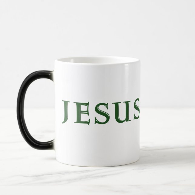 Caneca Mágica Jesus salvar (Esquerda)