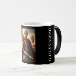 Caneca Mágica Júlio César preto e branco