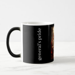 Caneca Mágica Júlio César preto e branco