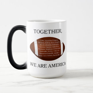 Caneca Mágica Juntos Somos a América
