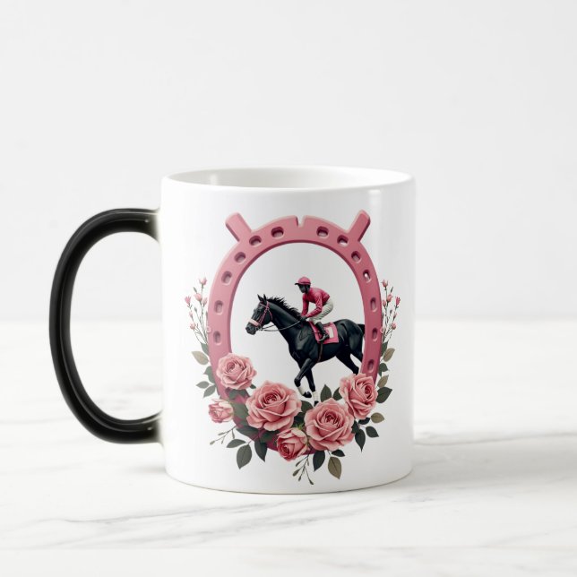 Caneca Mágica Kentucky Derby-Run Para Os Rosas (Esquerda)