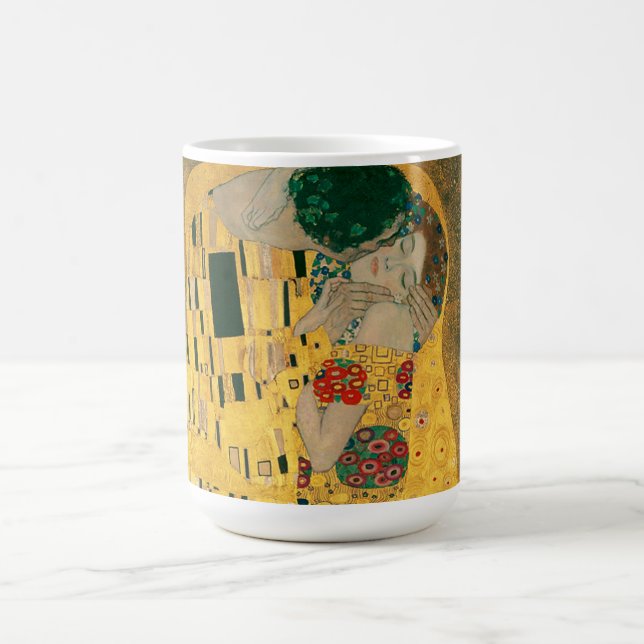 Caneca Mágica Klimt // A Pintura Do Beijo (Center)