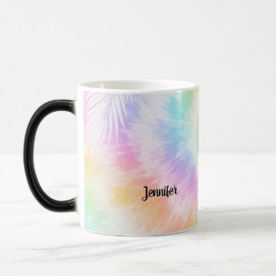 Caneca Mágica Laço Dye Rosa Pastel Feminino Chic
