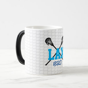 Caneca Mágica Lacrosse Sticks LAX BRO Team Cores de esportes e d