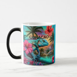 Caneca Mágica lagarto azul de Curaçao